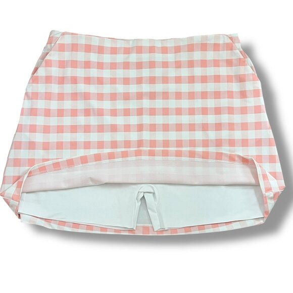NWT Jayebird Sport Classic Golf Rose Pink Gingham Janie Skort Size XL - Picture 4 of 9